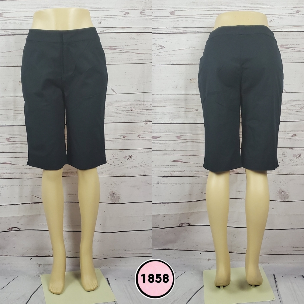 lauren ralph lauren size 4 black bermuda shorts